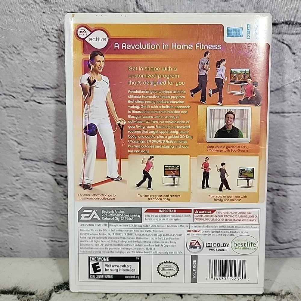 Nintendo Wii Fit Plus‎ Active Personal Trainer Games Lot Of 3